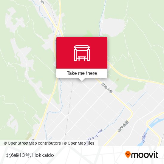 北6線13号 map
