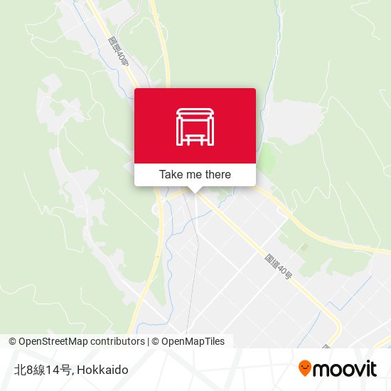 北8線14号 map