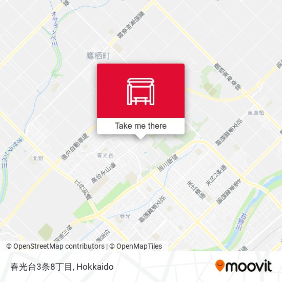 春光台3条8丁目 map