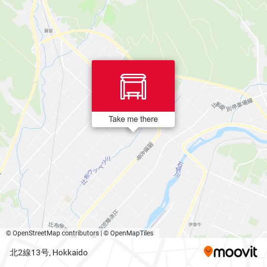 北2線13号 map