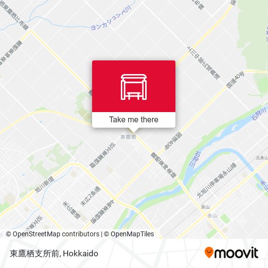 東鷹栖支所前 map