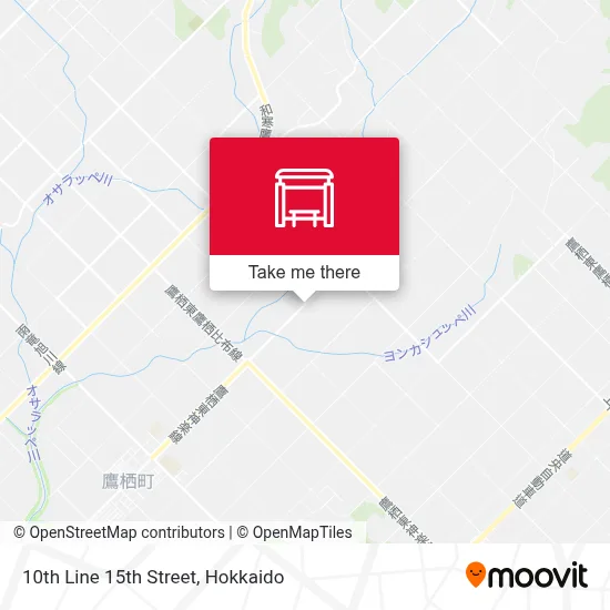 10th Line 15th Street map