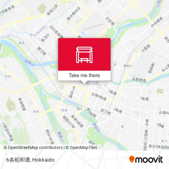 6条昭和通 map