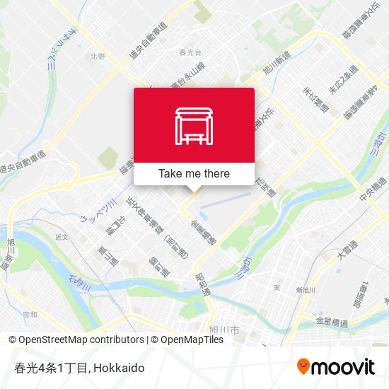 春光4条1丁目 map