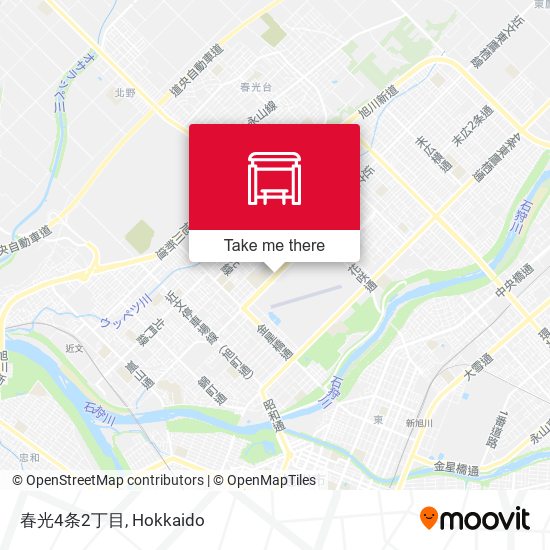 春光4条2丁目 map