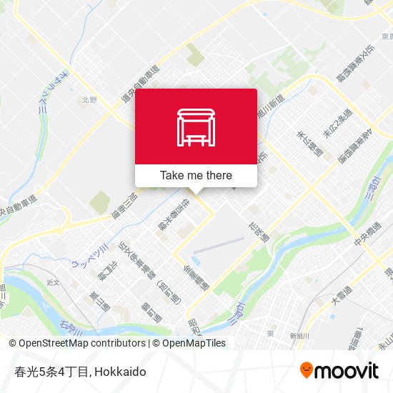 春光5条4丁目 map