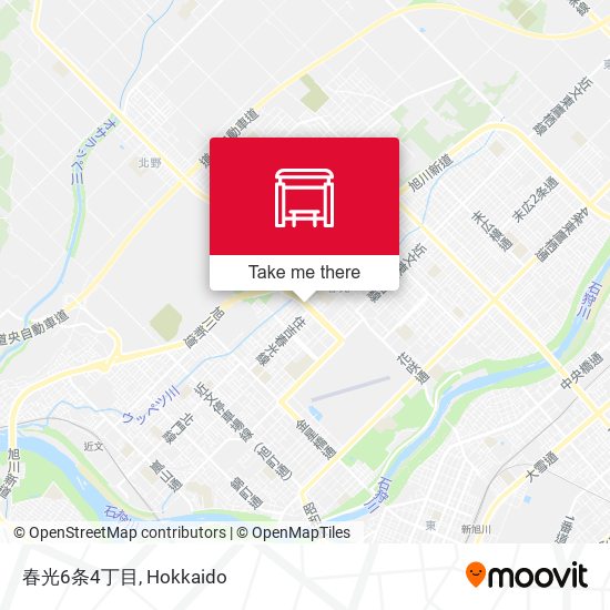 春光6条4丁目 map