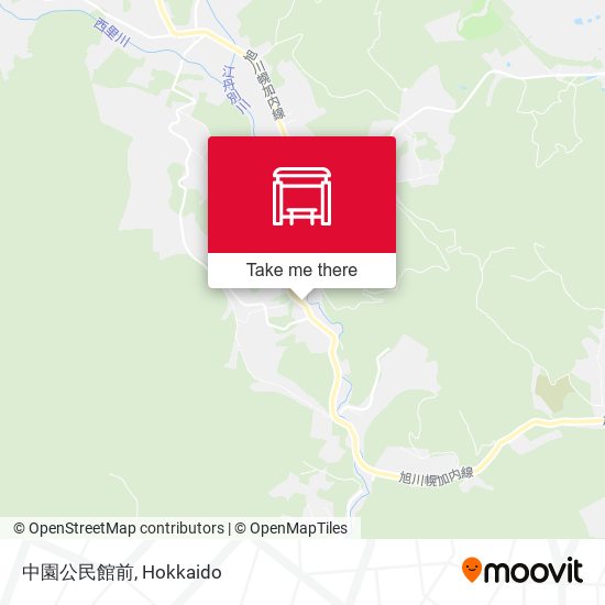 中園公民館前 map