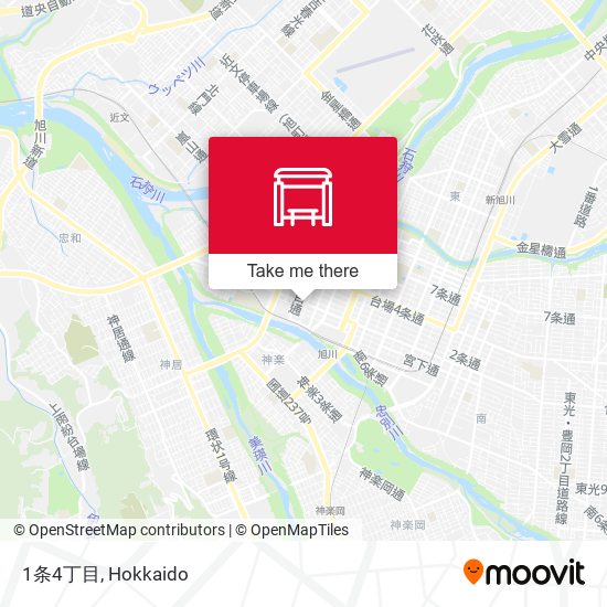 1条4丁目 map