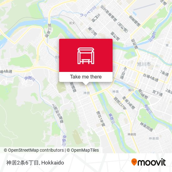 神居2条6丁目 map