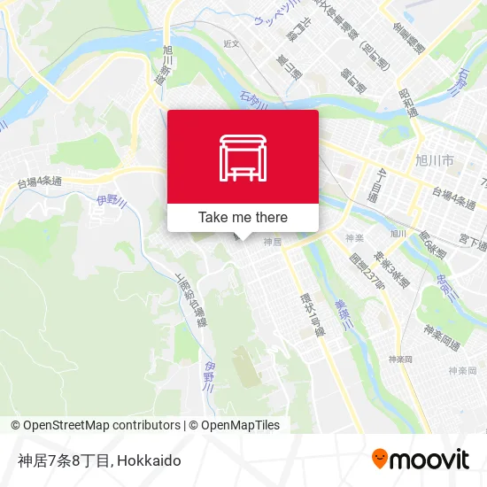 神居7条8丁目 map
