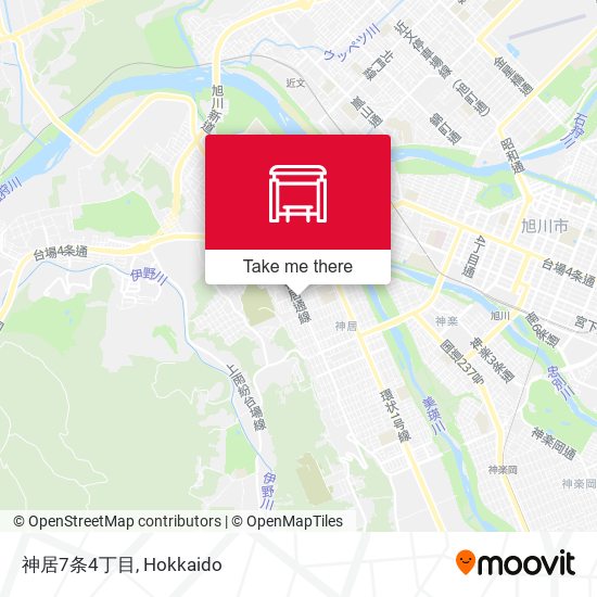 神居7条4丁目 map