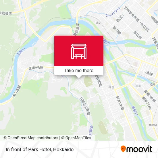 In front of Park Hotel map