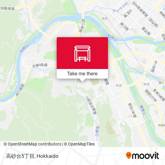 高砂台5丁目 map