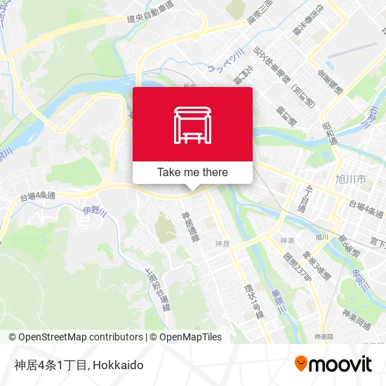 神居4条1丁目 map