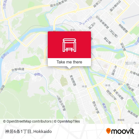 神居6条1丁目 map