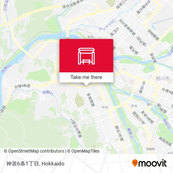 神居6条1丁目 map