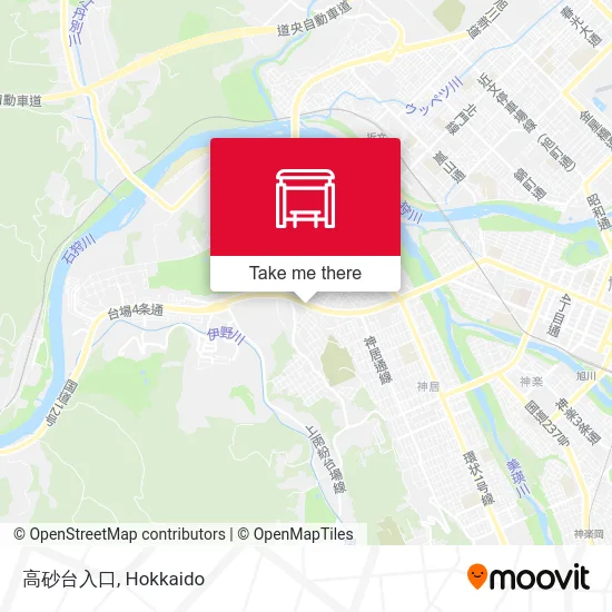 Takasago-dai Entrance map