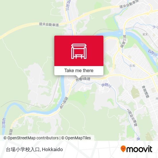 台場小学校入口 map