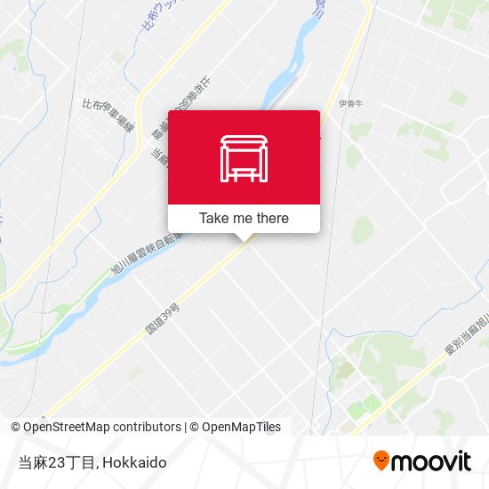 当麻23丁目 map