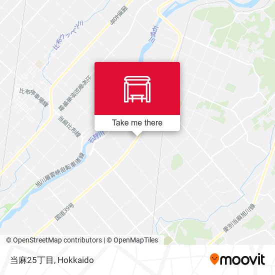 当麻25丁目 map