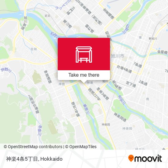 神楽4条5丁目 map
