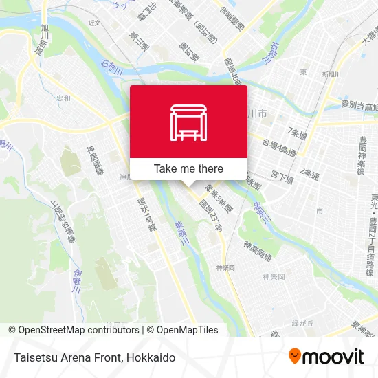 Taisetsu Arena Front map