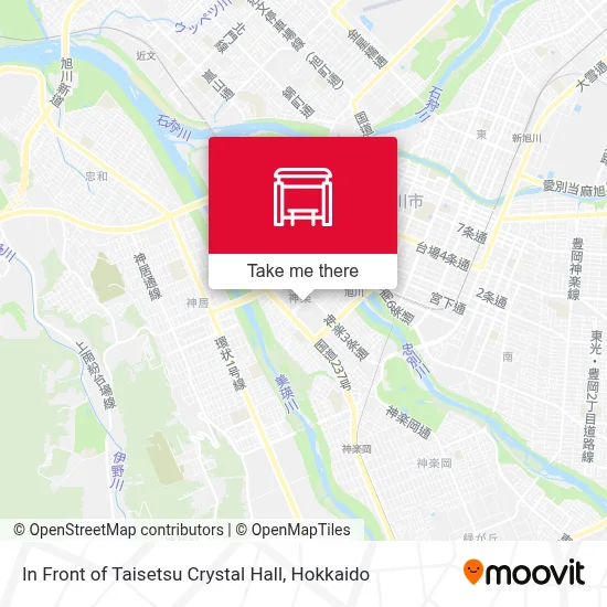 In Front of Taisetsu Crystal Hall map