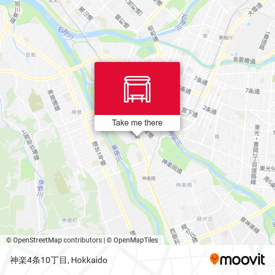 神楽4条10丁目 map