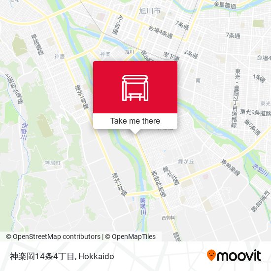 神楽岡14条4丁目 map
