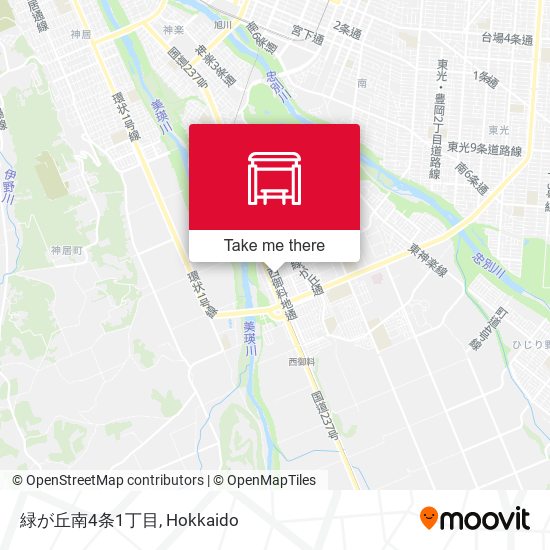 緑が丘南4条1丁目 map