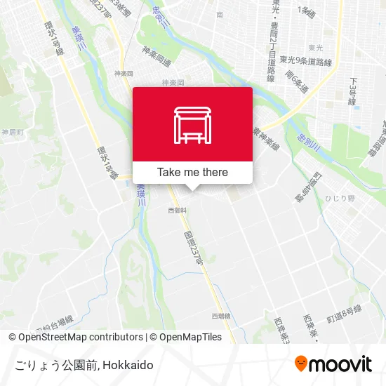 ごりょう公園前 map