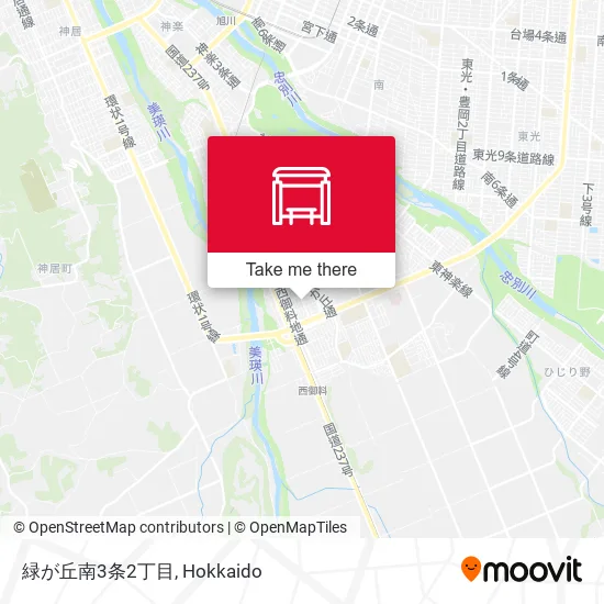 緑が丘南3条2丁目 map