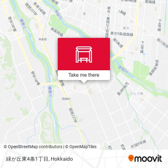 緑が丘東4条1丁目 map