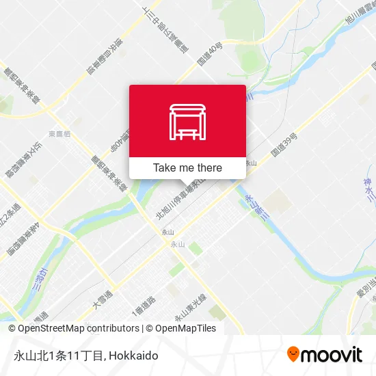 Nagayama-kita 1-jo 11-chome map