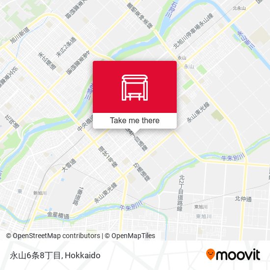 永山6条8丁目 map