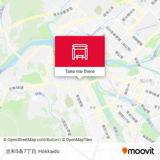 忠和5条7丁目 map