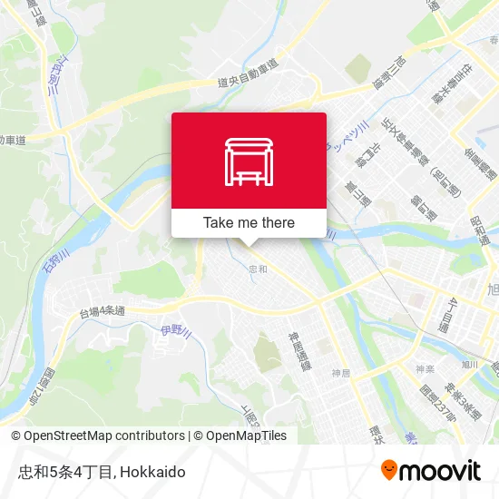 忠和5条4丁目 map