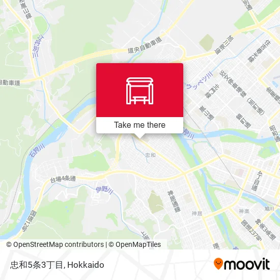 忠和5条3丁目 map
