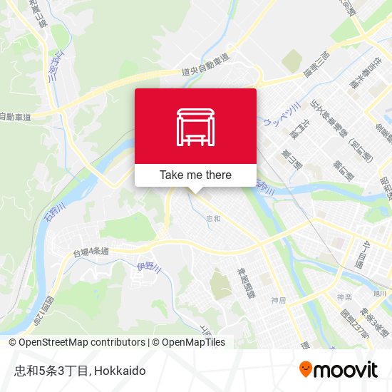 忠和5条3丁目 map