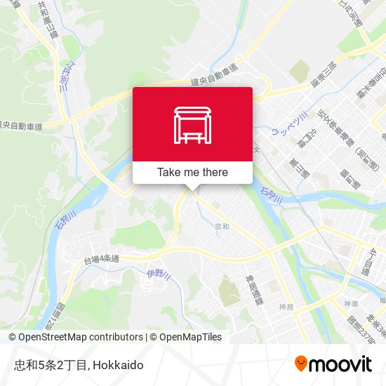 忠和5条2丁目 map