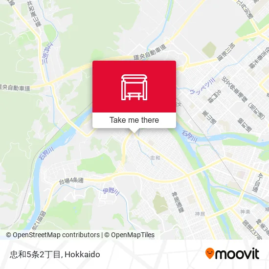 忠和5条2丁目 map