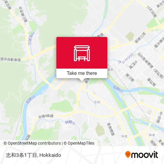 忠和3条1丁目 map