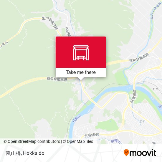 嵐山橋 map