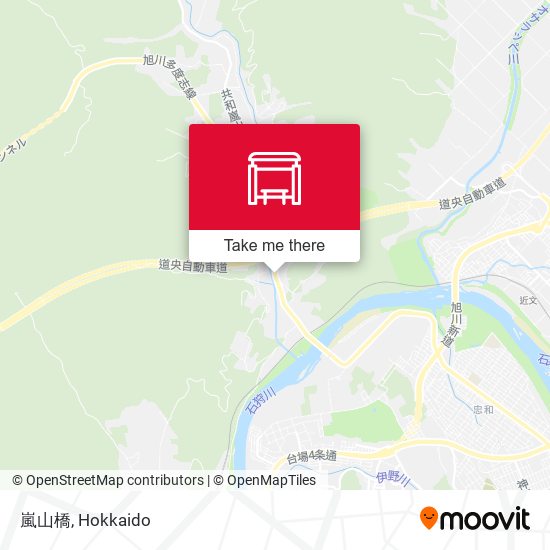 嵐山橋 map