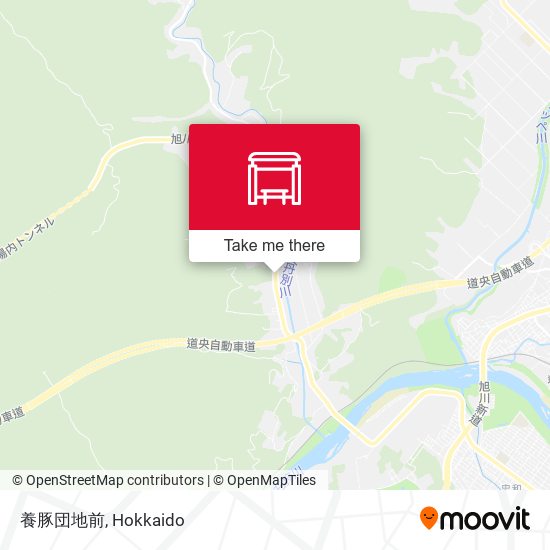 養豚団地前 map