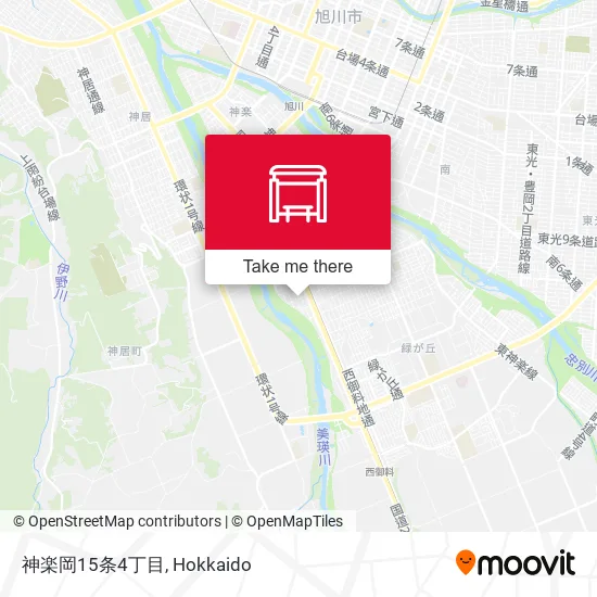 神楽岡15条4丁目 map