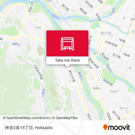 神居2条15丁目 map