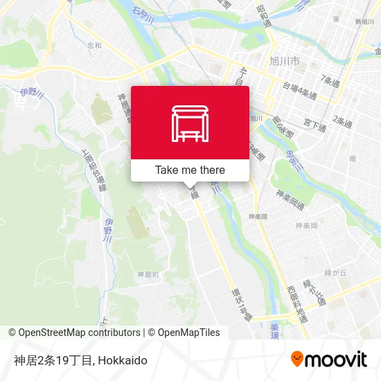 神居2条19丁目 map