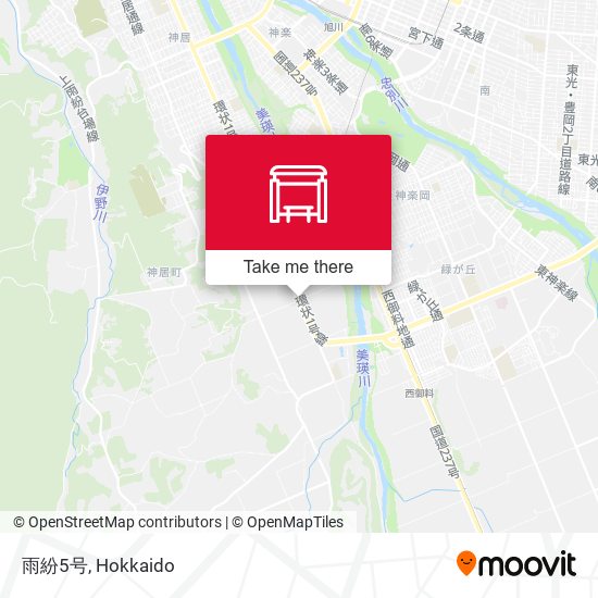 雨紛5号 map